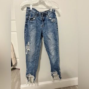 BlankNYC Ripped jeans!!! Size 24 medium and wash